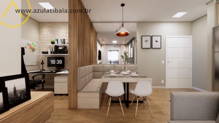 Imagem Apartamento com 1 Quarto à Venda, 46 m² em Alvinópolis - Atibaia