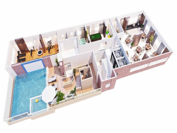 Imagem Apartamento com 2 Quartos à Venda, em Centro - São Vicente Imagem Apartamento com 2 Quartos à Venda, em Centro - São Vicente