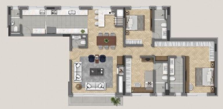 Imagem Apartamento com 3 Quartos à Venda, 155 m² em Mont Serrat - Porto Alegre