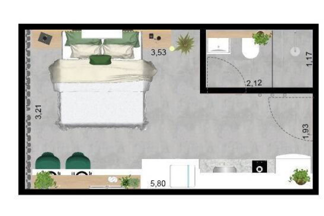 Imagem Apartamento com 1 Quarto à Venda, 20 m² em Porto De Galinhas - Ipojuca