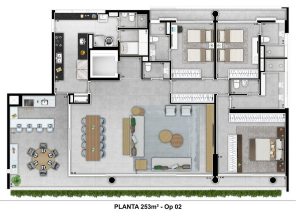 Imagem Apartamento com 3 Quartos à Venda, 252 m² em Cidade Jardim - São Paulo