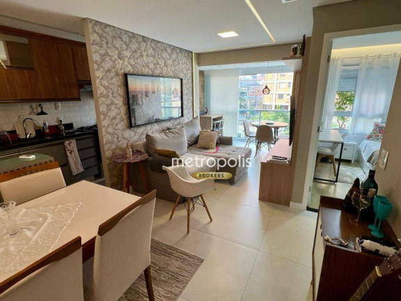 Imagem Apartamento com 2 Quartos à Venda, 61 m² em Osvaldo Cruz - São Caetano Do Sul