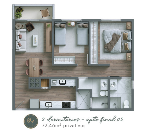 Imagem Apartamento com 2 Quartos à Venda, 79 m² em Centro - Nova Petrópolis Imagem Apartamento com 2 Quartos à Venda, 79 m² em Centro - Nova Petrópolis