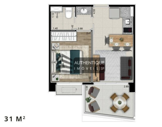 Imagem Apartamento com 1 Quarto à Venda, 31 m² em Butantã - São Paulo Imagem Apartamento com 1 Quarto à Venda, 31 m² em Butantã - São Paulo