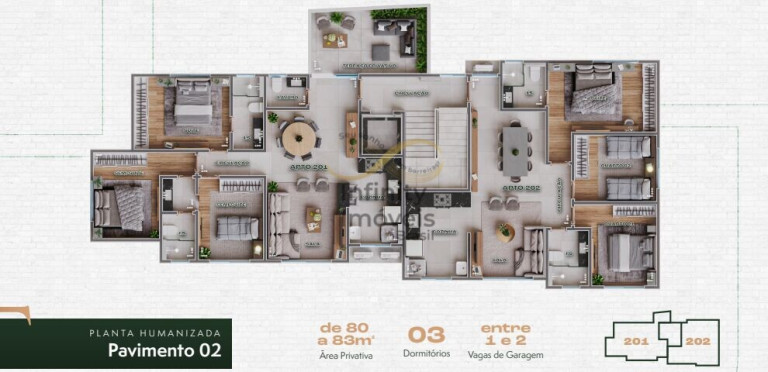 Imagem Apartamento com 3 Quartos à Venda, 40 m² em Minas Brasil - Belo Horizonte Imagem Apartamento com 3 Quartos à Venda, 40 m² em Minas Brasil - Belo Horizonte