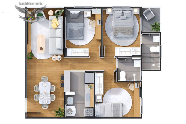 Imagem Apartamento com 2 Quartos à Venda,  em Quarenta Horas (coqueiro) - Ananindeua