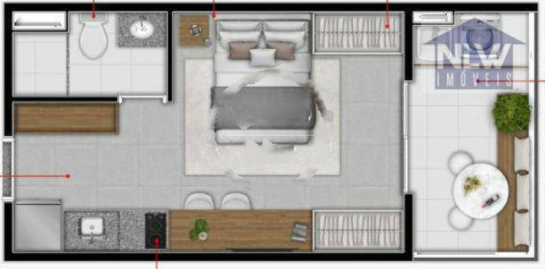 Apartamento com 1 Quarto à Venda, 27 m² em Lauzane Paulista - São Paulo