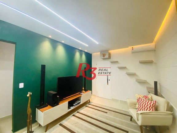 Imagem Apartamento com 3 Quartos à Venda, 91 m² em Gonzaga - Santos
