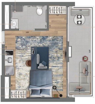 Imagem Imóvel com 1 Quarto à Venda, 23 m² em Paraíso - São Paulo Imagem Imóvel com 1 Quarto à Venda, 23 m² em Paraíso - São Paulo