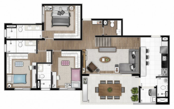 Imagem Apartamento com 3 Quartos à Venda, 172 m² em Perdizes - São Paulo