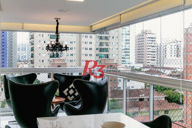 Apartamento com 2 Quartos para Alugar, 171 m² em Embaré - Santos