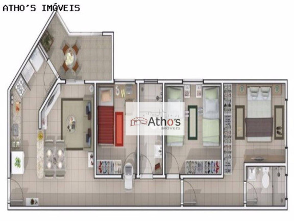 Imagem Apartamento com 2 Quartos à Venda, 82 m² em Centro - Capivari Imagem Apartamento com 2 Quartos à Venda, 82 m² em Centro - Capivari