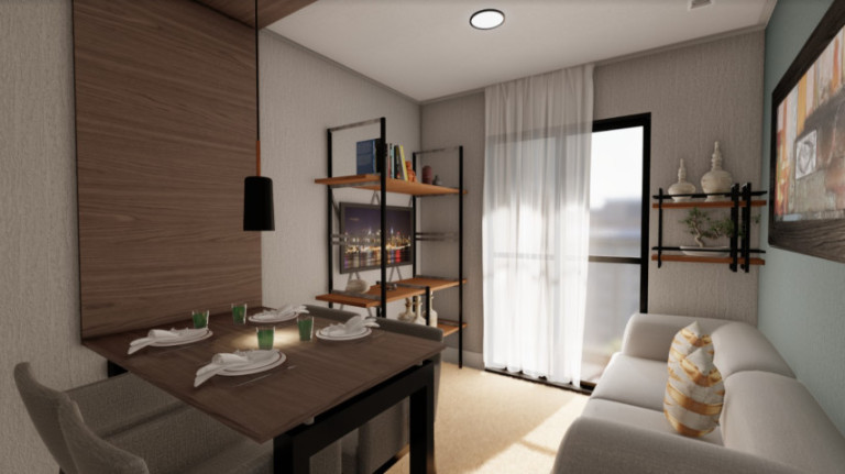 Imagem Apartamento com 1 Quarto à Venda, 28 m² em Santa Quitéria - Curitiba