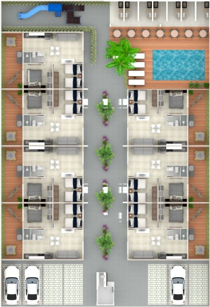 Imagem Casa de Condomínio com 2 Quartos à Venda, 45 m² em Cibratel Ii - Itanhaém