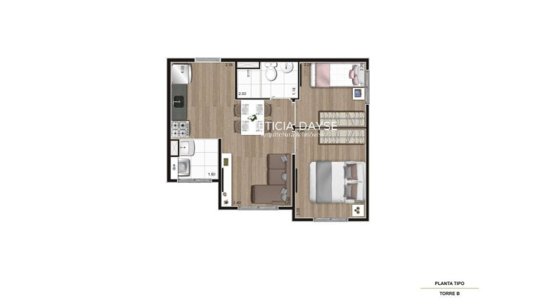 Imagem Apartamento com 2 Quartos à Venda, 37 m² em Cidade Patriarca - São Paulo