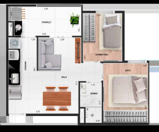 Imagem Apartamento com 2 Quartos à Venda, 46 m² em Vila Ema - São Paulo Imagem Apartamento com 2 Quartos à Venda, 46 m² em Vila Ema - São Paulo