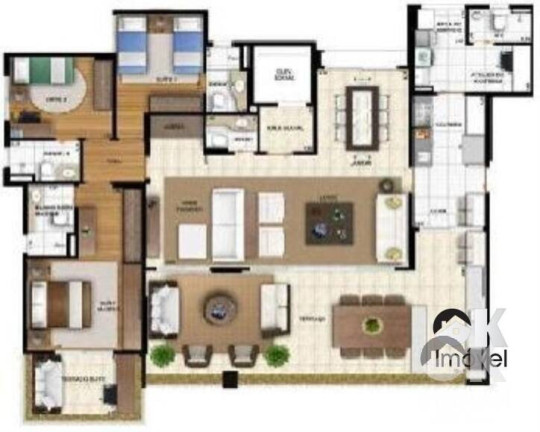 Imagem Apartamento com 3 Quartos à Venda, 184 m² em Chácara Klabin - São Paulo Imagem Apartamento com 3 Quartos à Venda, 184 m² em Chácara Klabin - São Paulo