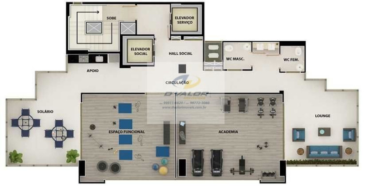 Apartamento com 3 Quartos à Venda, 94 m² em Tambaú - João Pessoa