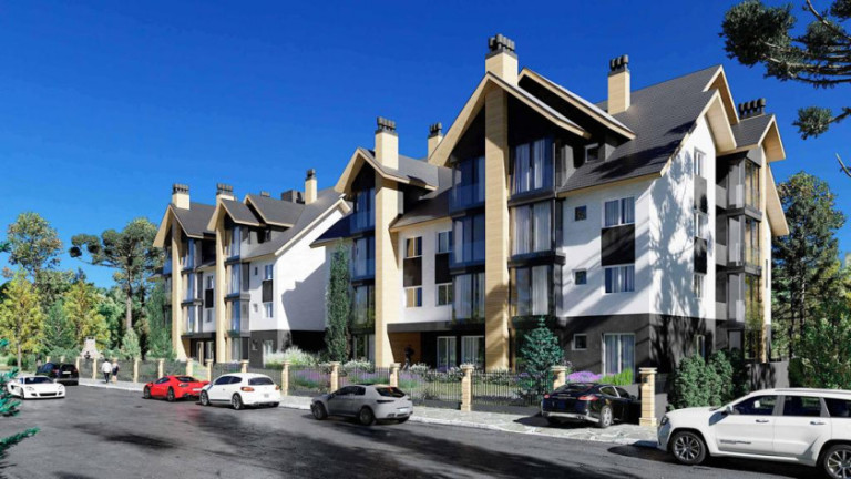 Apartamento com 1 Quarto à Venda, 55 m² em Carniel - Gramado