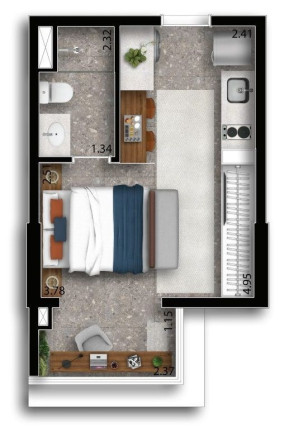 Imagem Apartamento com 2 Quartos à Venda, 44 m² em Centro - Osasco Imagem Apartamento com 2 Quartos à Venda, 44 m² em Centro - Osasco