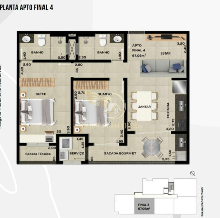 Imagem Apartamento com 2 Quartos à Venda, 80 m² em Itaguá - Ubatuba
