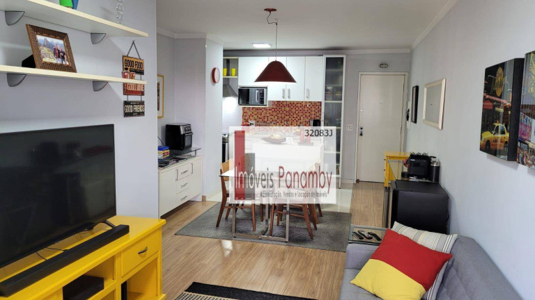 Imagem Apartamento com 1 Quarto para Alugar, 48 m² em Campo Belo - São Paulo