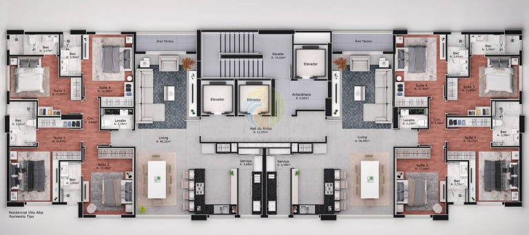 Imagem Apartamento com 4 Quartos à Venda, 142 m² em Centro - Balneário Camboriú Imagem Apartamento com 4 Quartos à Venda, 142 m² em Centro - Balneário Camboriú