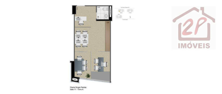 Imagem Sala Comercial à Venda, 33 m² em Jardim Aquarius - São José Dos Campos