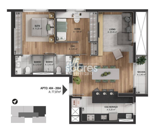 Imagem Apartamento com 2 Quartos à Venda, 65 m² em São Gonçalo - Pelotas Imagem Apartamento com 2 Quartos à Venda, 65 m² em São Gonçalo - Pelotas