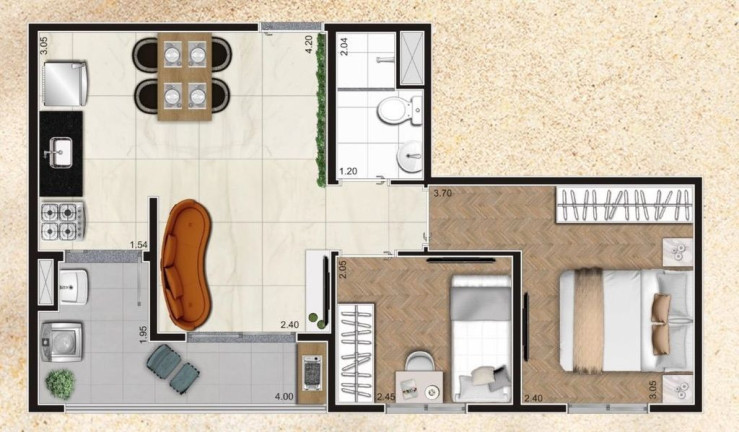 Imagem Apartamento com 3 Quartos à Venda, 60 m² em Sacomã - São Paulo Imagem Apartamento com 3 Quartos à Venda, 60 m² em Sacomã - São Paulo