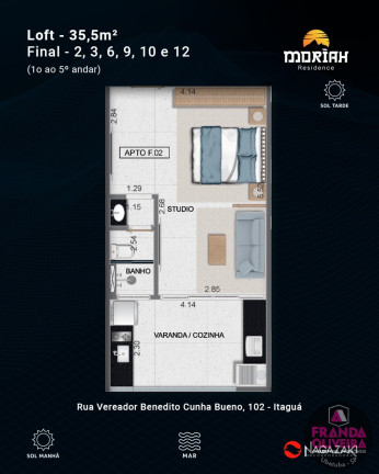 Imagem Apartamento com 2 Quartos à Venda, 69 m² em Itaguá - Ubatuba Imagem Apartamento com 2 Quartos à Venda, 69 m² em Itaguá - Ubatuba
