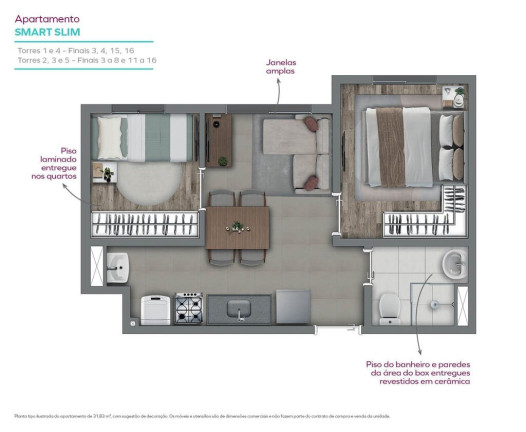 Imagem Apartamento com 2 Quartos à Venda, 33 m² em Jardim Pirituba - São Paulo