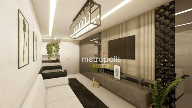 Imagem Apartamento com 2 Quartos à Venda, 55 m² em Campestre - Santo André