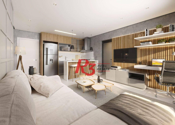 Imagem Apartamento com 1 Quarto à Venda, 58 m² em Ponta Da Praia - Santos