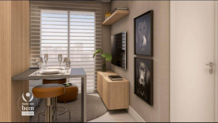Imagem Apartamento com 1 Quarto à Venda, 24 m² em Centro - Curitiba