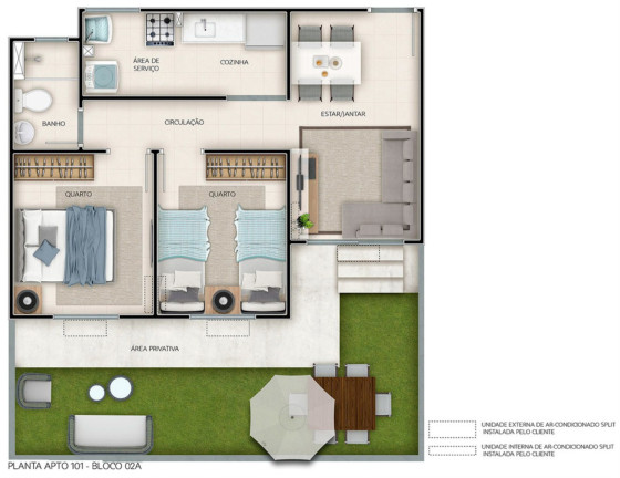Imagem Imóvel com 2 Quartos à Venda, 41 m² em Guaratiba - Rio De Janeiro