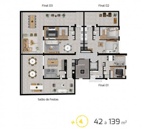 Imagem Imóvel com 1 Quarto à Venda, 42 m² em Jardim Botânico - Porto Alegre