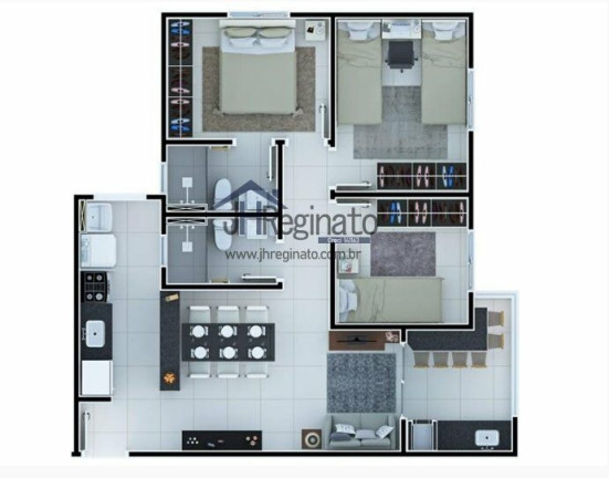 Imagem Apartamento com 3 Quartos à Venda, 68 m² em Parque Campolim - Sorocaba Imagem Apartamento com 3 Quartos à Venda, 68 m² em Parque Campolim - Sorocaba