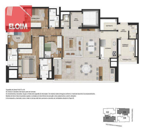 Imagem Apartamento com 3 Quartos à Venda, 143 m² em Campo Belo - São Paulo