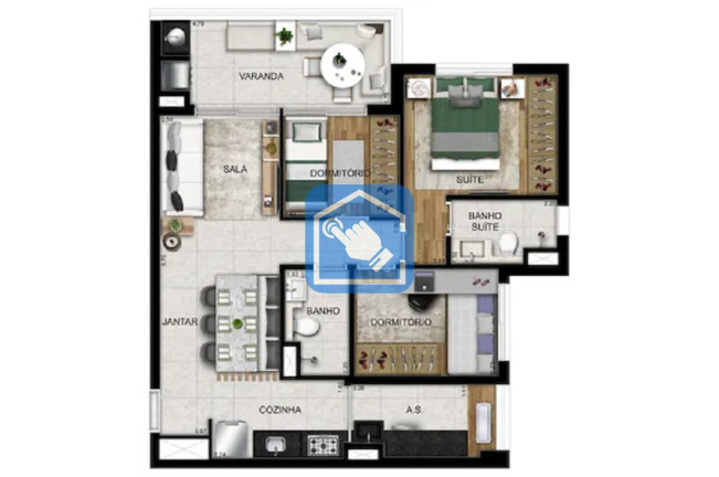 Imagem Apartamento com 3 Quartos à Venda, 71 m² em Vila Esperança - São Paulo Imagem Apartamento com 3 Quartos à Venda, 71 m² em Vila Esperança - São Paulo