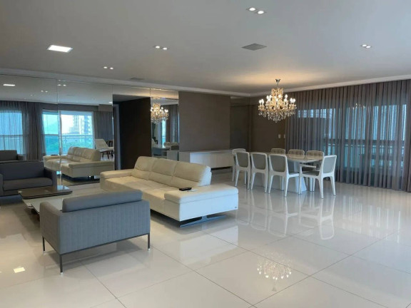 Apartamento com 4 Quartos para Alugar, 346 m² em Ponta Da Praia - Santos