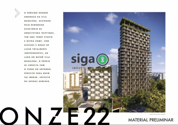 Apartamento com 1 Quarto à Venda, 62 m² em Vila Madalena - São Paulo