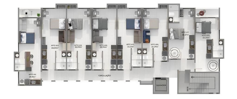 Imagem Imóvel com 1 Quarto à Venda, 23 m² em Intermares - Cabedelo Imagem Imóvel com 1 Quarto à Venda, 23 m² em Intermares - Cabedelo
