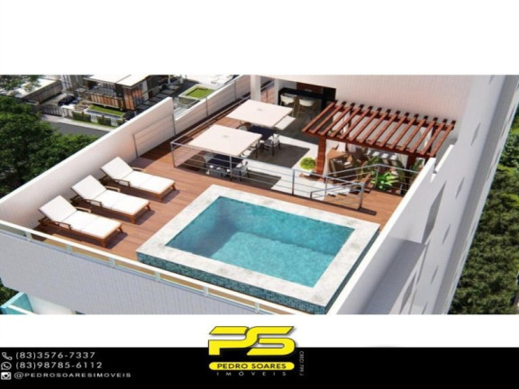 Imagem Apartamento com 2 Quartos à Venda, 54 m² em Jardim Oceania - João Pessoa