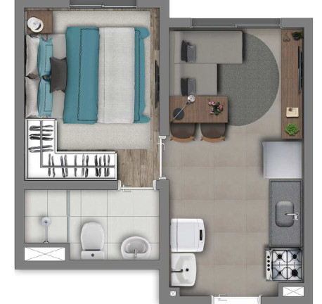 Imagem Imóvel com 2 Quartos à Venda, 31 m² em Vila Prudente - São Paulo