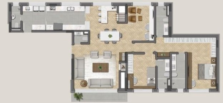 Imagem Apartamento com 3 Quartos à Venda, 192 m² em Mont Serrat - Porto Alegre Imagem Apartamento com 3 Quartos à Venda, 192 m² em Mont Serrat - Porto Alegre