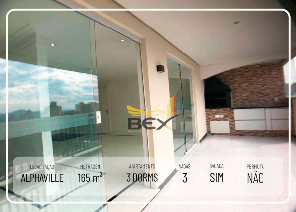 Imagem Apartamento com 3 Quartos à Venda, 165 m² em Alphaville Industrial - Barueri