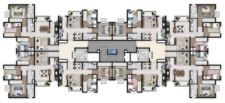 Imagem Apartamento com 3 Quartos à Venda, 61 m² em Chácaras Dona Gê - Goiânia