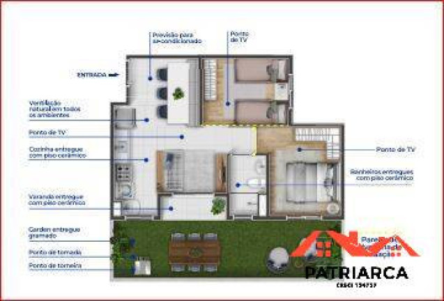Imagem Apartamento com 2 Quartos à Venda, 44 m² em Jardim Denadai (nova Veneza) - Sumaré Imagem Apartamento com 2 Quartos à Venda, 44 m² em Jardim Denadai (nova Veneza) - Sumaré