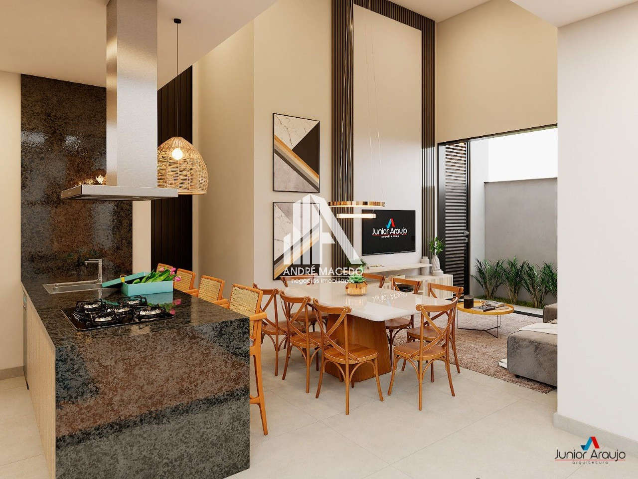 Casa com 3 Quartos à Venda, 130 m² em Condomínio Residencial Reserva Da Mata - Mogi Mirim